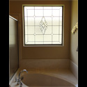 San Antonio Bathroom Stained Glass Window