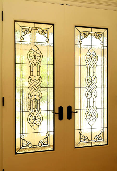 Celtic Stained Glass Doors