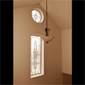 Provo Celtic Stained Glass Transom Windows