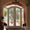 Fort Worth Beveled Entryway Stained Glass - FWSG 2