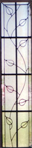 Floral Stained Glass Sidelight - SGSL 10