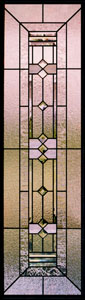 Prairie Style Stained Glass Sidelights - SGSL 7