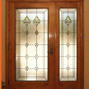 Entryway Stained Glass Door Austin