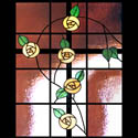 Mackintosh Stained Glass Cross