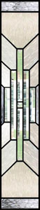  Mission Style Stained Glass Sidelights - SGSL 4