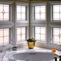 Bathroom Stained Glass Panels - New Orleans