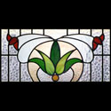 Orem Floral Stained Glass Designs