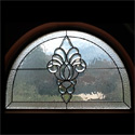 Fort Worth Bathroom Stained Glass Transom Window