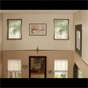 Transom Stained Glass Living Room Windows 