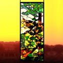 Natural Stained Glass Panel