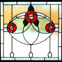 Three Roses Stained Glass