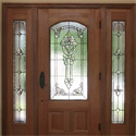 St George Beveled Stained Glass Entryway