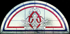Beveled Stained Glass Transoms
