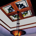 Commercial Stained Glass Ceiling Design