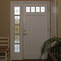 Stained Glass Sidelight & Door