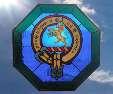 Clan Crest Stained Glass