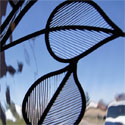 Provo Stained Glass Leaf Pair