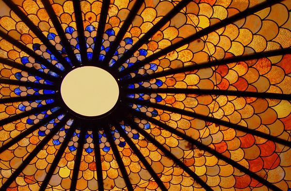 oregon stained glass ceiling