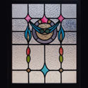 Antique Stained Glass Crest