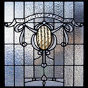 Antique Stained Glass Window Panels