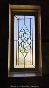 beveled bathroom stained glass