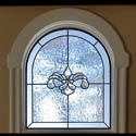 Beveled Leaded Glass Arch