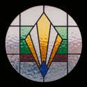 Contemporary Stained Glass Circle