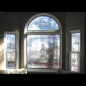 Family Room Stained Glass Transom