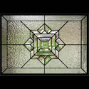 Mission Style Leaded Glass Window