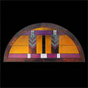 Prairie Style Stained Glass Transoms