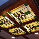 Prairie Style Stained Glass Ceilings