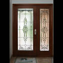 San Antonio Entryway Stained Glass Door & Sidelight