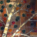 Aspen Stained Glass Colored Trees
