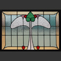 Antique Stained Glass Bird