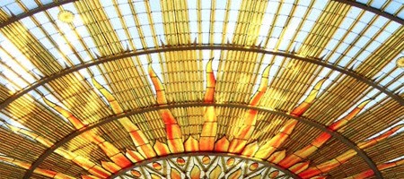 Scottish Stained Glass Ceiling Art