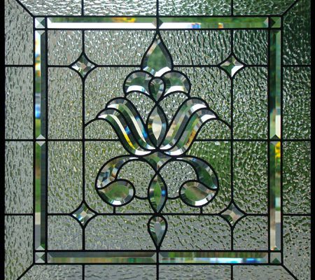 beveled stained glass windows