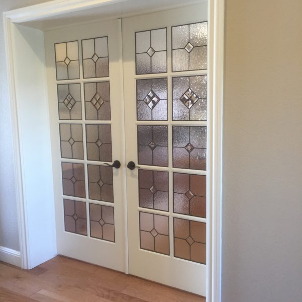 modern stained glass interior doors
