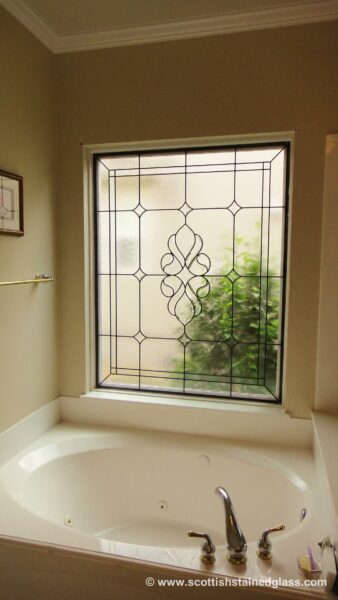 bathroom stained glass fort worth