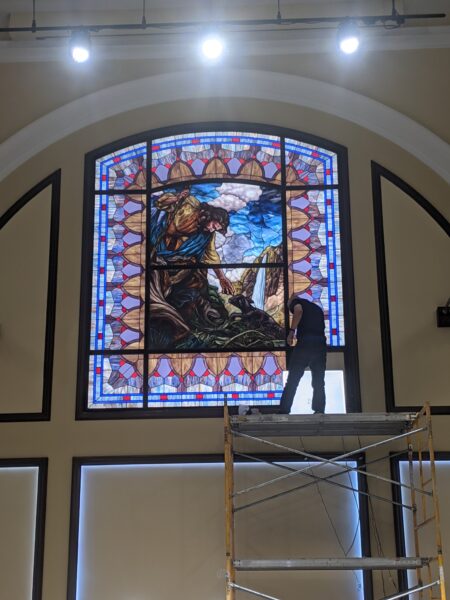 stained glass installation battle creek