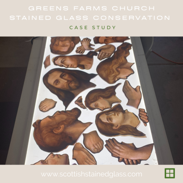 Greens Farms Church Stained Glass Conservation Case Study