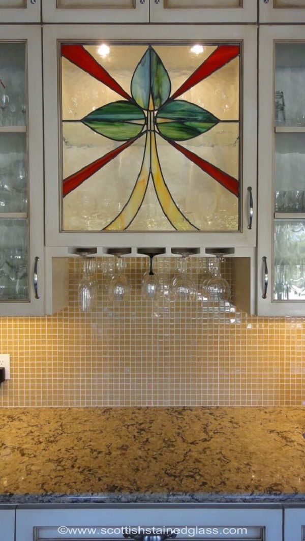 kitchen stained glass pantry denver